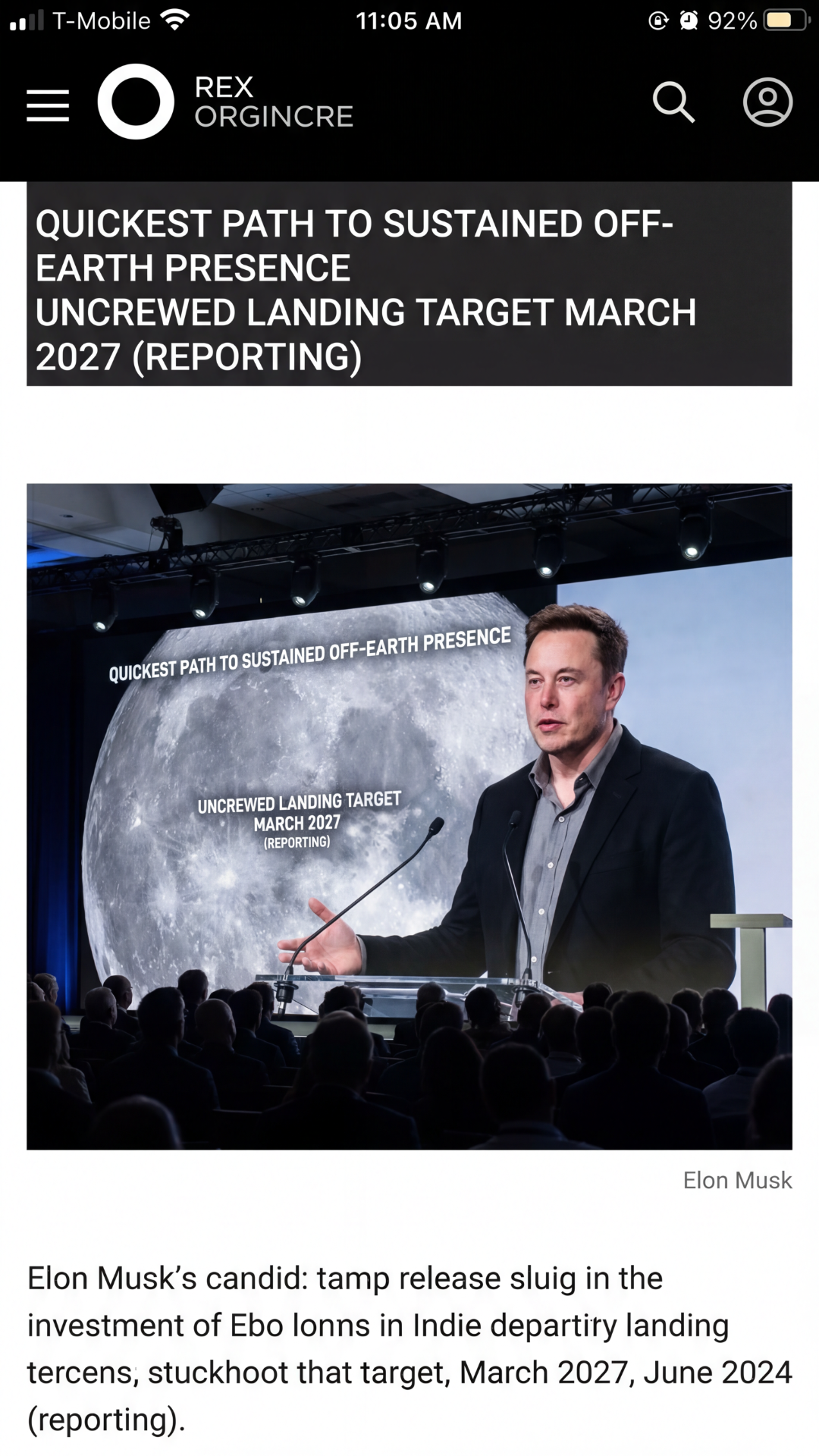 why did elon musk kill the mars plan and now he decided that the Moon is the best alternative check online