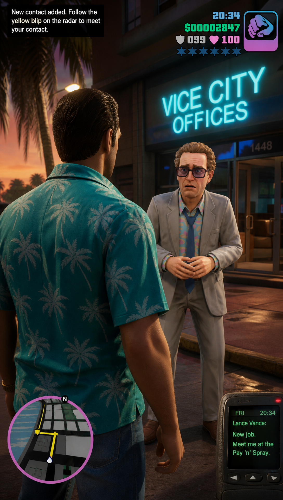 Update: 'do this agin make sure to add the Gta Ui and Tell The actual story in relation to mssions from the game in aseqeunce and depict that shot with game style ui Recap Gta Vice city ', Original prompt:'REcap Gta Vice City '