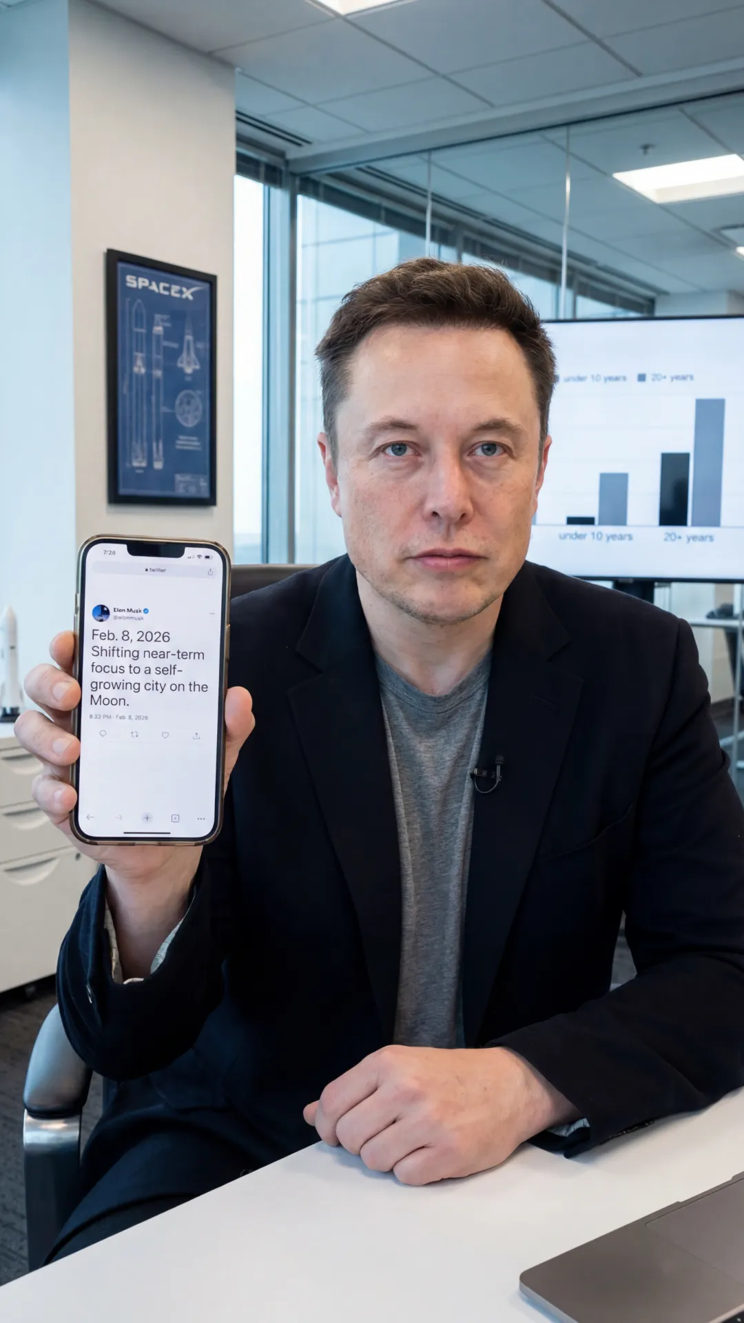 why did elon musk kill the mars plan and now he decided that the Moon is the best alternative check online