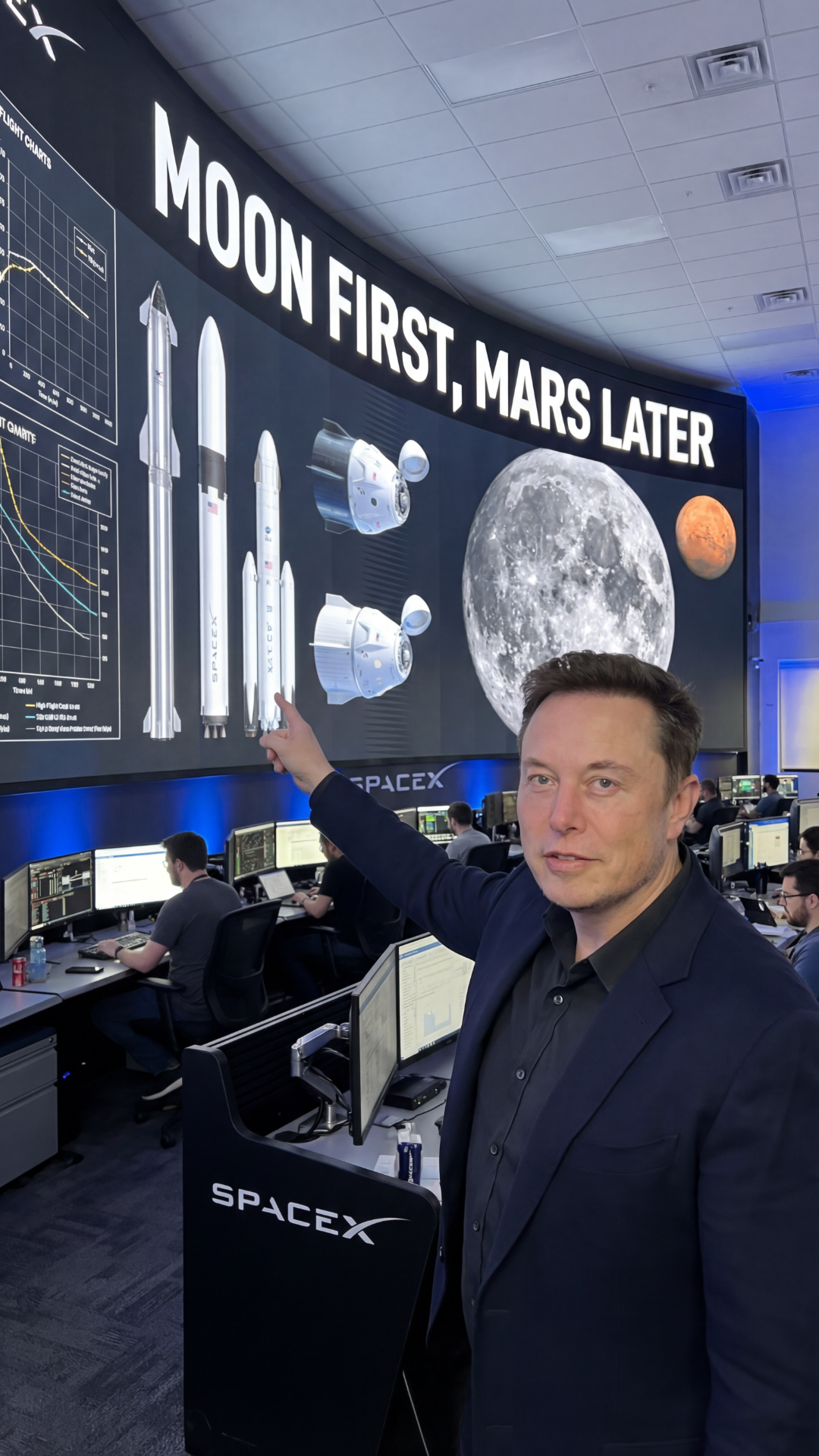 why did elon musk kill the mars plan and now he decided that the Moon is the best alternative check online