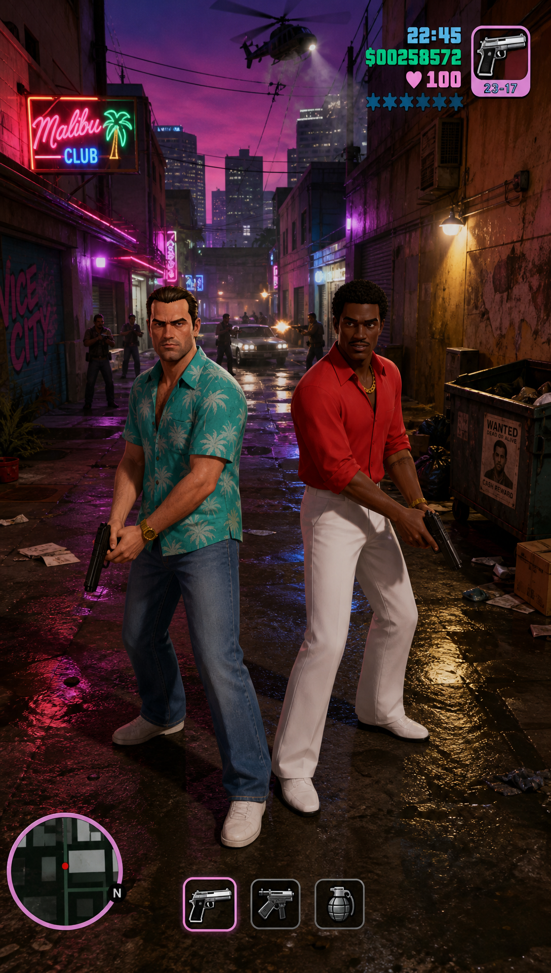 Update: 'do this agin make sure to add the Gta Ui and Tell The actual story in relation to mssions from the game in aseqeunce and depict that shot with game style ui Recap Gta Vice city ', Original prompt:'REcap Gta Vice City '