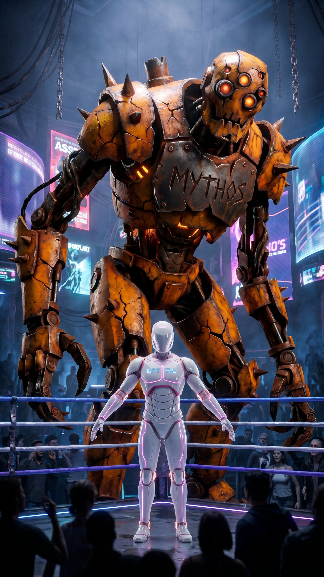 AI Models Fighting as Robots