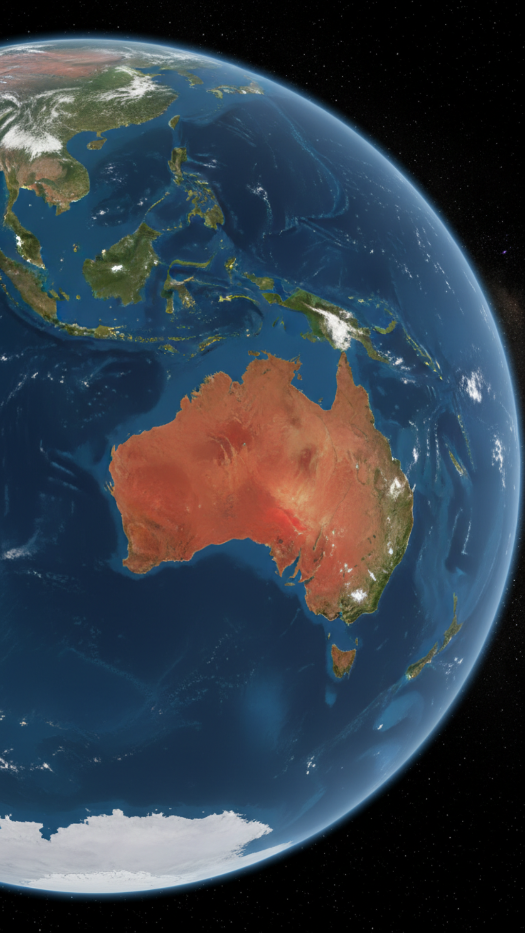 I want to know the most aggressive or the top predator or the most aggressive animal on each continent. There's seven continents, right? But I want the visual to be the Earth from space showing the continent itself. So make sure the continent we're talking about at the specific time is within frame and give me information about the animal. But don't make the visual about the animal. The visual should just be the continent being seen on Earth from space. Create a plan for the look of Earth in space so everything is maintained in all things. Tell me about these animals, what they eat, why they are so dominant, and information about the environments they love staying. But make sure the visual is the continent seen from space where these animals live.