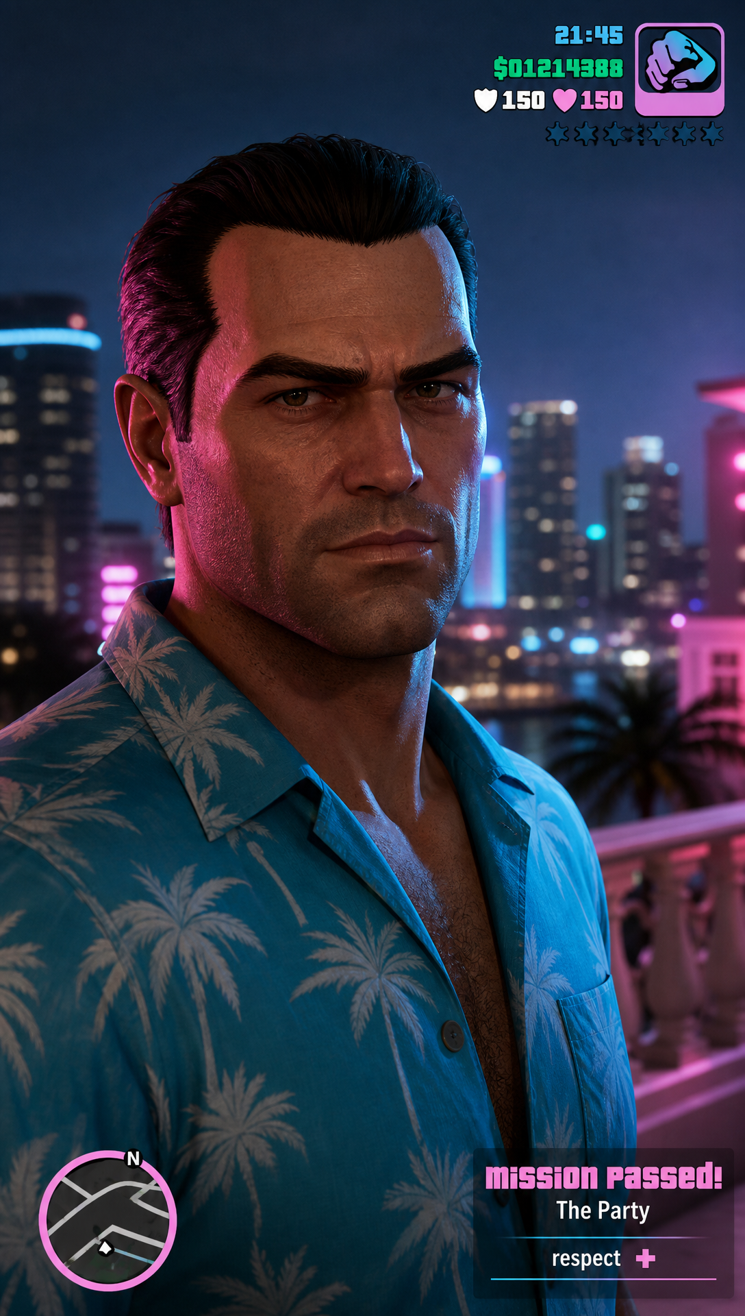 Update: 'do this agin make sure to add the Gta Ui and Tell The actual story in relation to mssions from the game in aseqeunce and depict that shot with game style ui Recap Gta Vice city ', Original prompt:'REcap Gta Vice City '