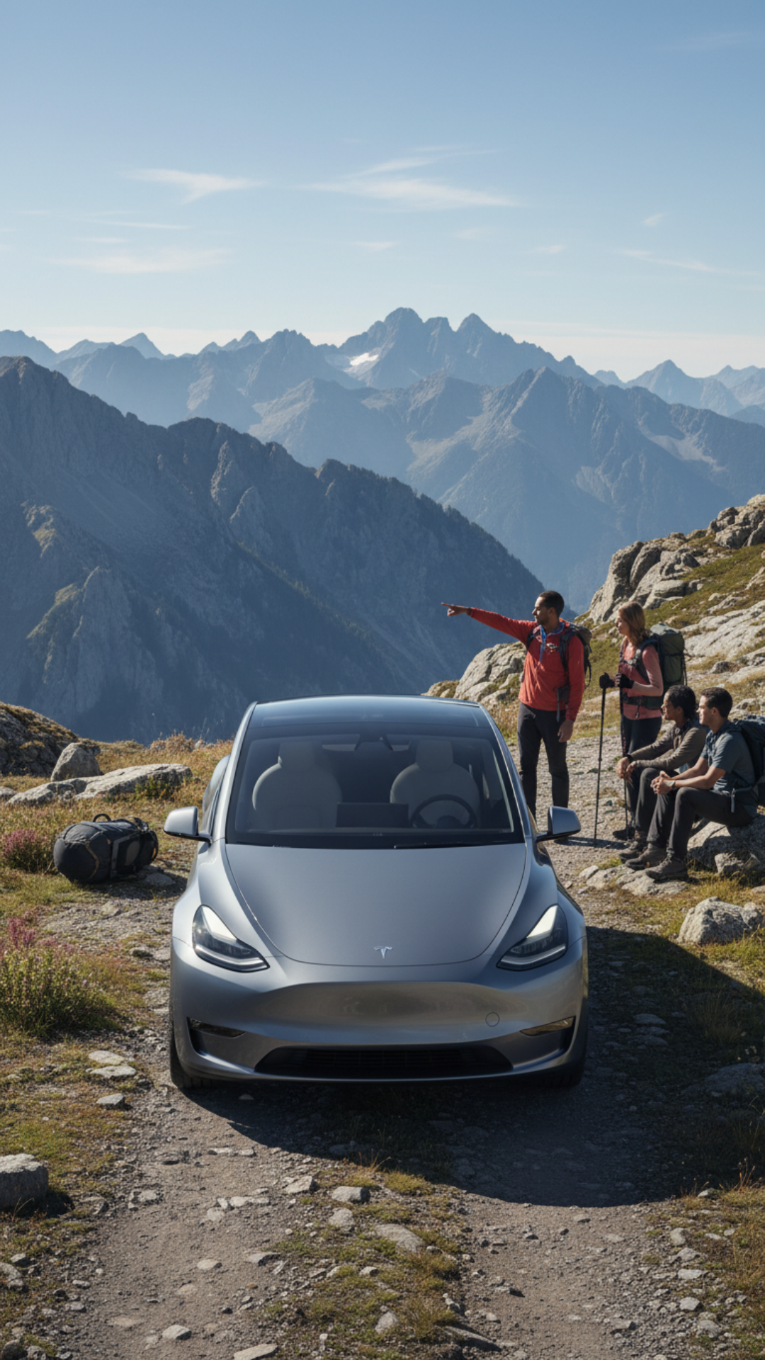 Give me a detailed list of all recent Tesla models in production today. I basically want to know what models they have in production, and specific specs Speed ,Milage , special features(if available) and Price and when you do it, depict the cars on the different continents on the Earth. Try not to repeat continents. If you show a continent where people are actually living, other than Antarctica or something like that, like Europe or Africa, place the car in a popular location.
Make sure the car is moving on some form of terrain, and when you show people, make sure it's not too many people. But remember, it has to be a popular location if it's a live-in or livable continent.
Make sure this is a representation of the actual cars in production. Do not repeat cars, and the continent part is just for the background scenery. The important detail here I want to get information about all Tesla models in production. Make it professional. show all tesla in production Today Check Online and make all locations scenic