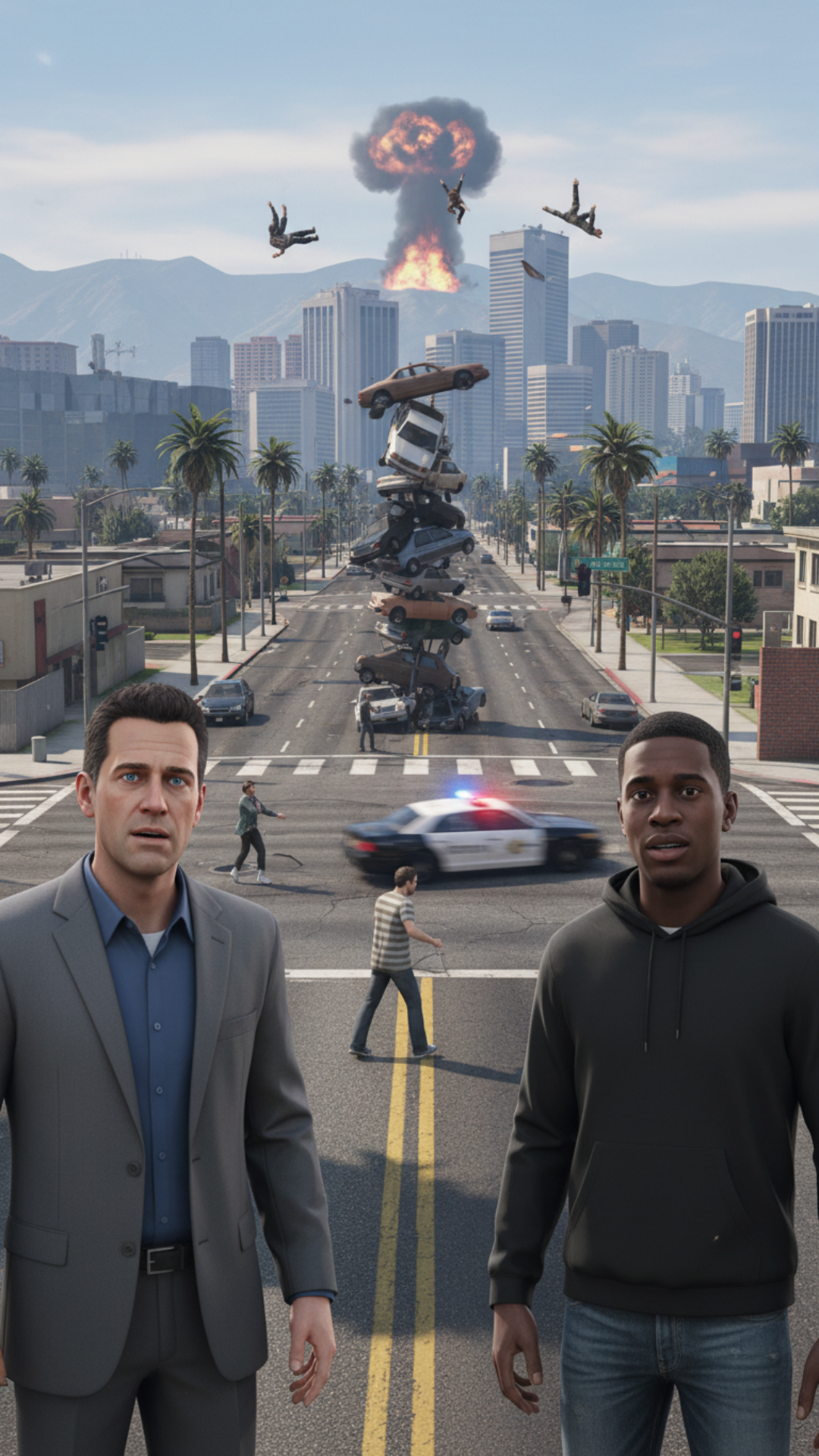 How Do Video game Creation Work use Gta v as an example and give me a step by step creation method showing the actual look of the game if played at dieffrent devlopment stages for visually , but give me a verbose and complete step by step explaination of the process rockstar used and similar game devs use