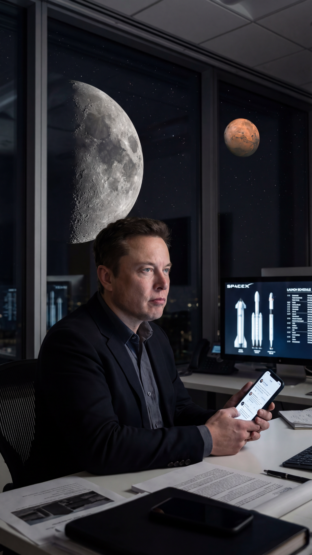 why did elon musk kill the mars plan and now he decided that the Moon is the best alternative check online