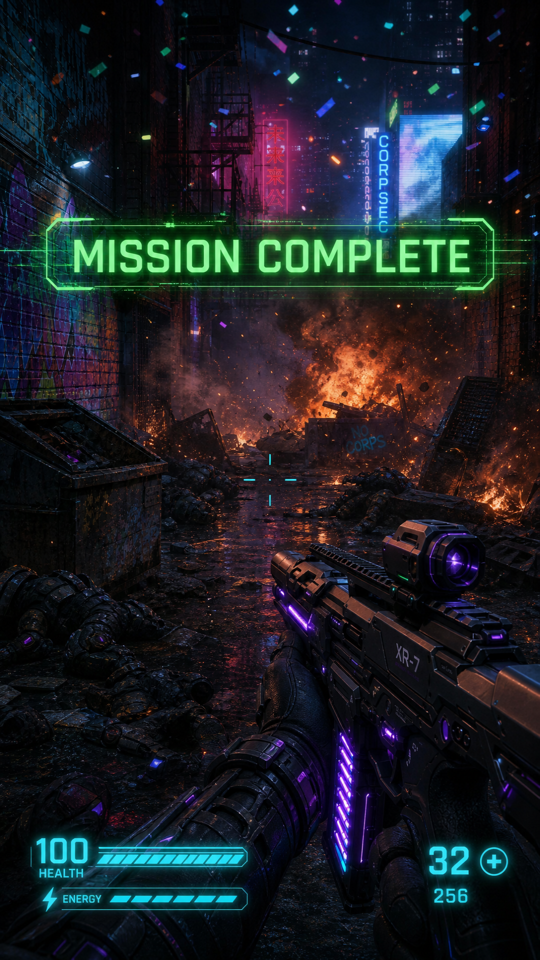 Node 1: The Armory
Description: A first person view looking down at a gritty, cybernetic workbench.
Connections: Branches to Node 2 and Node 3.
Node 2: The Ambush
Description: The player kicked in the door with the rifle, but they are pinned down by crossfire in an alleyway.
Connections: Branches to Node 4 and Node 5.
Node 3: The Overwatch
Description: The player sent the drone up. It is looking down at the enemy base through a green thermal camera lens.
Connections: Branches to Node 6 and Node 7.
Node 4: Explosion Ending
Description: The barrel detonates, clearing the alley.
Connections: Terminal node (Ends game).
Node 5: Escape Ending
Description: The player shoots down the ladder and climbs to safety.
Connections: Terminal node (Ends game).
Node 6: Blackout Ending
Description: The drone fries the dish, plunging the base into darkness.
Connections: Terminal node (Ends game).
Node 7: Vent Infiltration Ending
Description: The fan stops, and the player crawls inside.
Connections: Terminal node (Ends game).